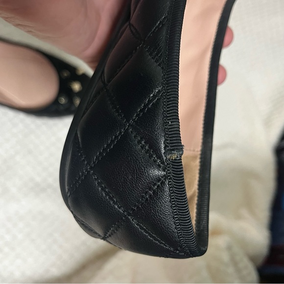Kate Spade Black Quilted Ballet Flats - Picture 10 of 11